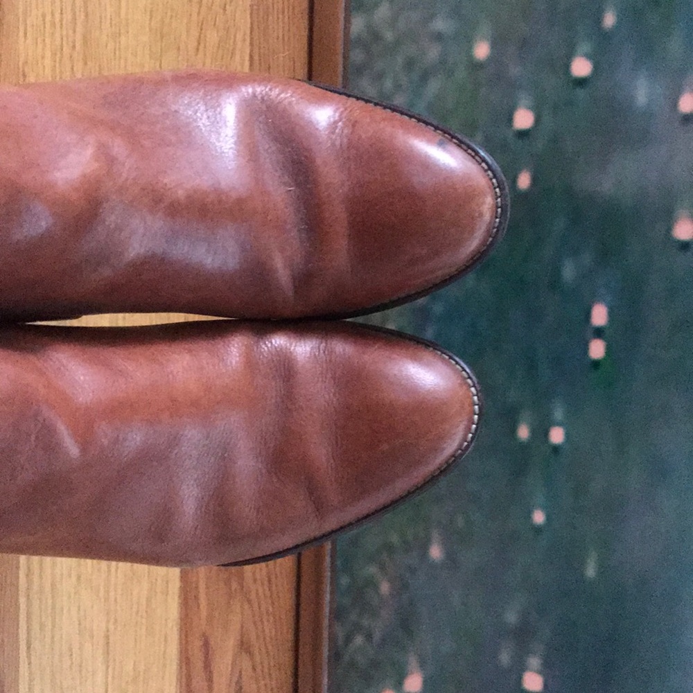 Madewell Billie boot in brown leather